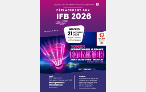 Déplacement aux IFB 2026