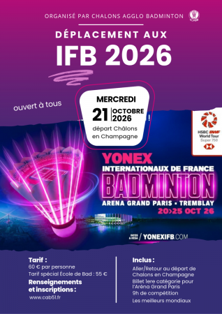 Déplacement aux IFB 2026